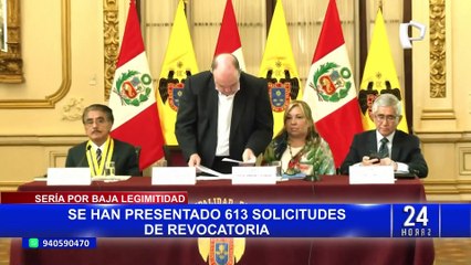 ONPE: se han presentado 613 solicitudes para revocar a alcaldes y gobernadores