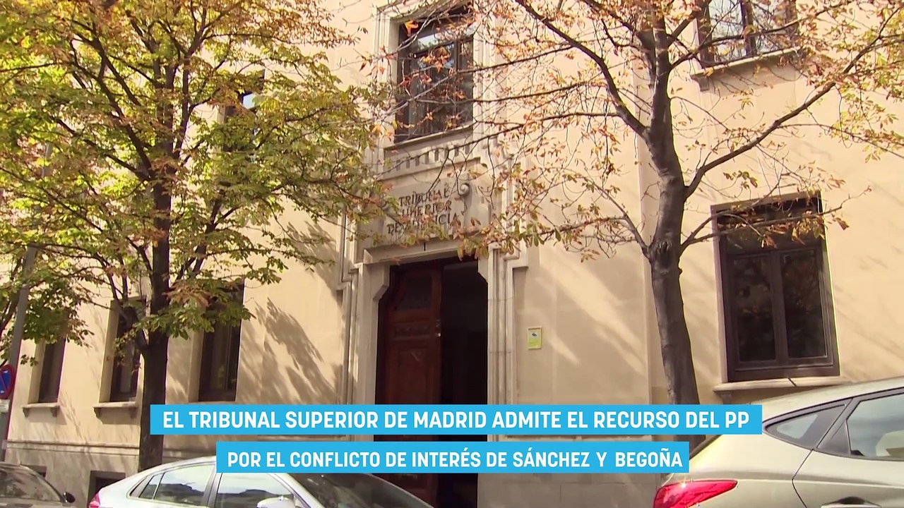 El Tribunal Superior de Madrid admite el recurso del PP por el conflicto de interés de Sánchez y Begoña