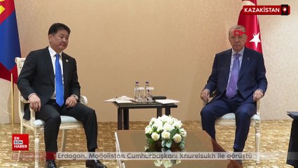 Cumhurbaşkanı Erdoğan'dan Astana'da diplomasi trafiği