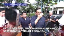 Reaksi Ketua DPP PDIP Puan Ditanya Peluang Duet Anies Baswedan-Andika Perkasa di Pilgub Jakarta