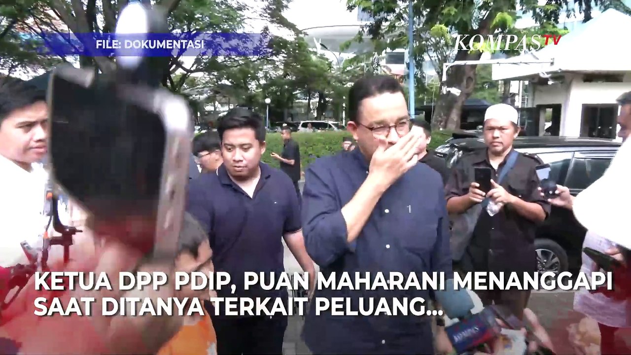 Reaksi Ketua DPP PDIP Puan Ditanya Peluang Duet Anies Baswedan-Andika Perkasa di Pilgub Jakarta
