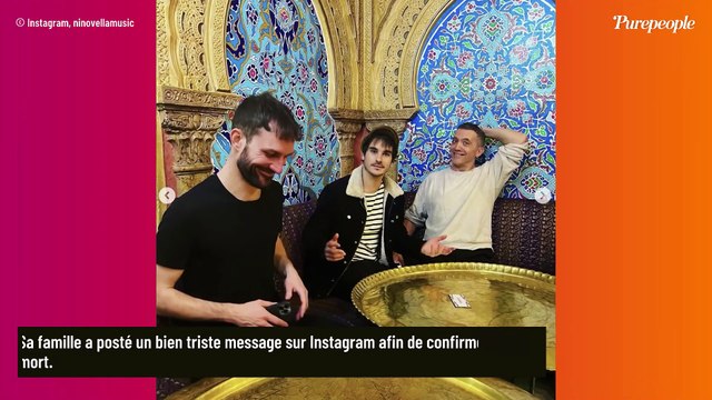 La famille de Nino Vella brise le silence sur la disparition brutale de l'artiste de 31 ans, explications et mots déchirants