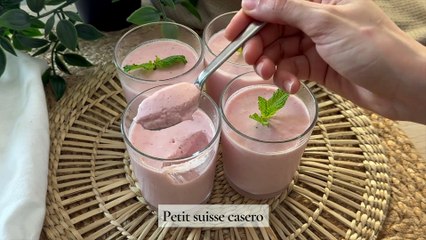 Petit suisse casero del chef Enrique Sánchez