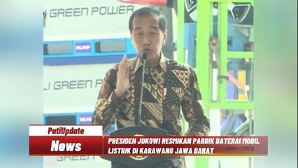 TERBESAR DI ASIA TENGGARA, JOKOWI RESMIKAN PABRIK BATERAI MOBIL LISTRIK DI KARAWANG JAWA BARAT