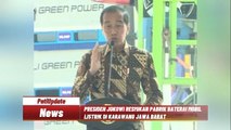 TERBESAR DI ASIA TENGGARA, JOKOWI RESMIKAN PABRIK BATERAI MOBIL LISTRIK DI KARAWANG JAWA BARAT