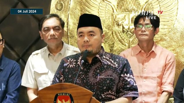 [FULL] Keterangan KPU Terkait Pemecatan Hasyim Asyari, Tentukan Plt Ketua Mochammad Afifuddin