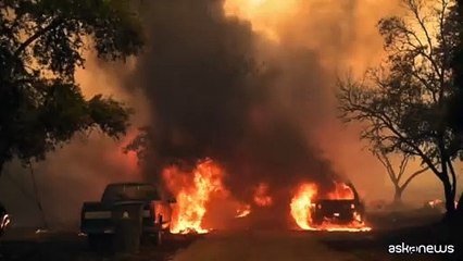 La California settentrionale combatte contro devastanti incendi