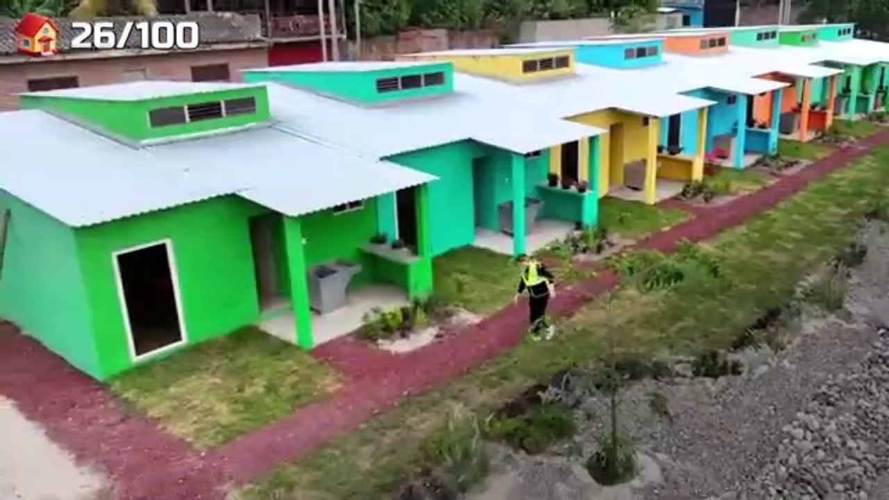 i built 100 houses and gave them to needy peoples | sir beast give away 100 houses