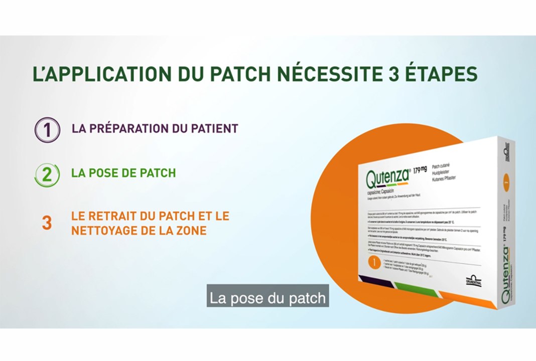 Qutenza (capsaïcine) 179 mg patch cutané
