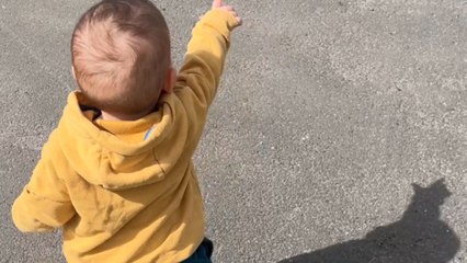 Heartwarming moment: Little boy rushes to nana for a long-awaited hug