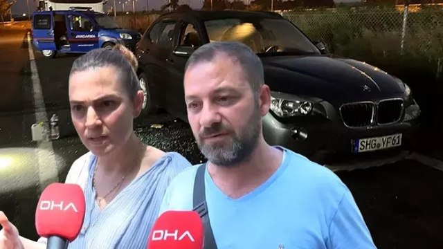 Almanya’dan gelen gurbetçi aile molada otomobilde uyurken gasbedildi