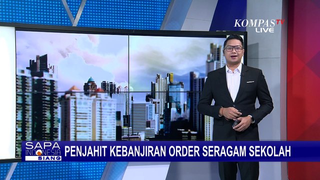 Jelang Tahun Ajaran Baru, Penjahit di Bandar Lampung Kebanjiran Order Seragam Sekolah