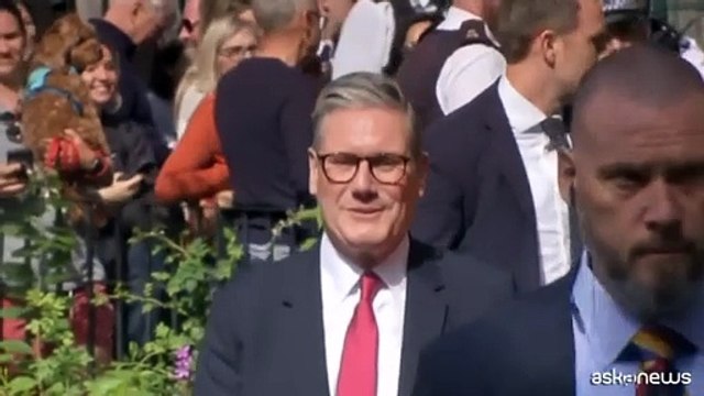 Elezioni Gb, Keir Starmer al seggio per votare
