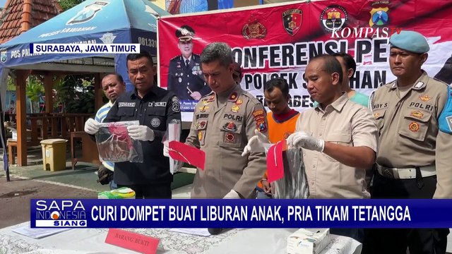 Curi Dompet Buat Liburan Anak, Pria di Gresik Nekat Tikam Tetangga
