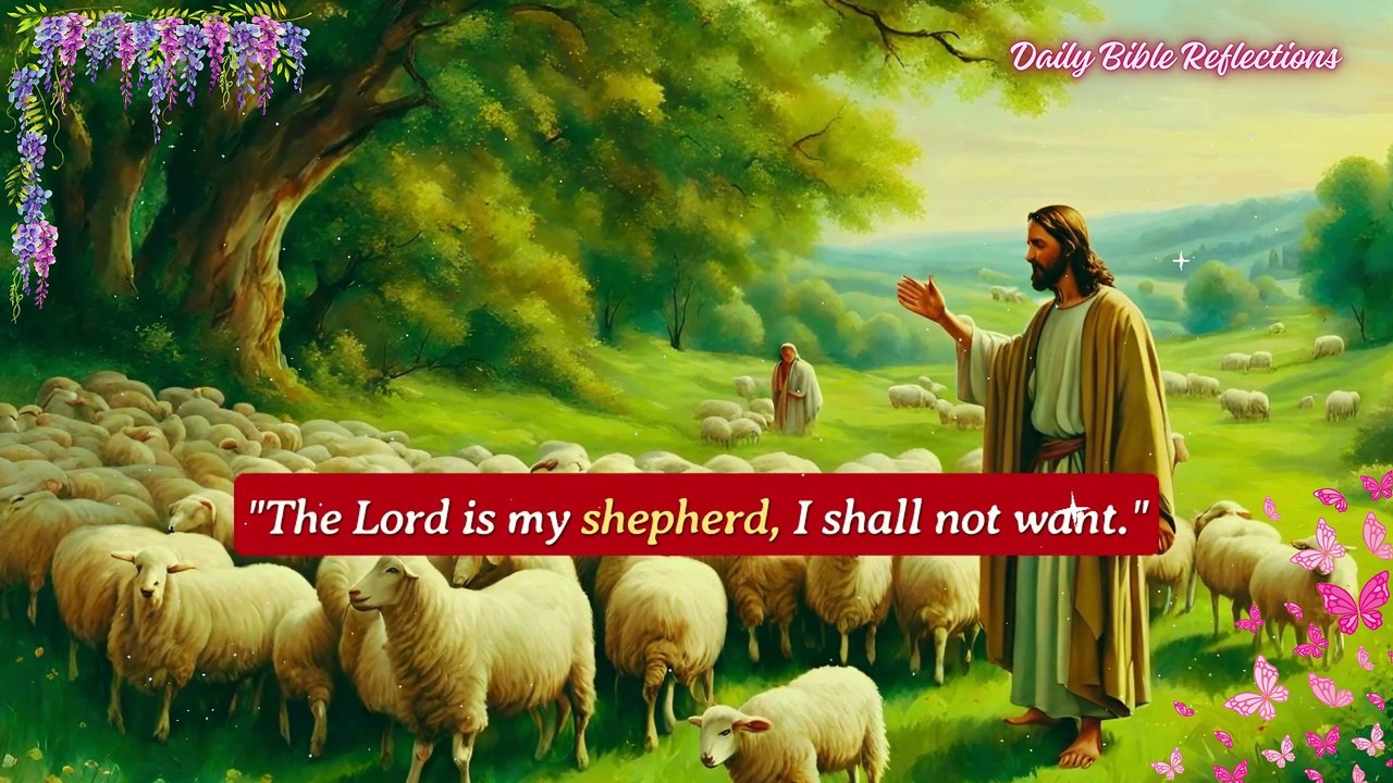 Trusting the Shepherd: A Reflection on Psalm 23:1 #DailyBibleReflections