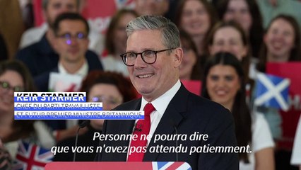 Royaume-Uni: "Profitez de ce moment", lance le travailliste Keir Starmer