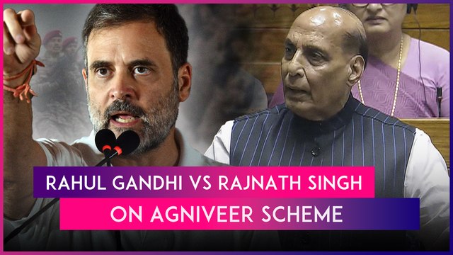 Rahul Gandhi Alleges Rajnath Lied On Compensation To Families Of Martyr Agniveers, Army Clarifies