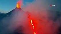 Etna Yanardağı 4 yıl sonra yeniden faaliyete geçti