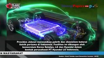Jokowi Resmikan Pabrik Baterai Mobil Listrik Terbesar di Asia Tenggara