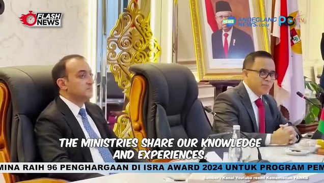 INDONESIA DAN AZERBAIJAN PERKUAT KERJASAMA AKSELERASI PELAYANAN PUBLIK