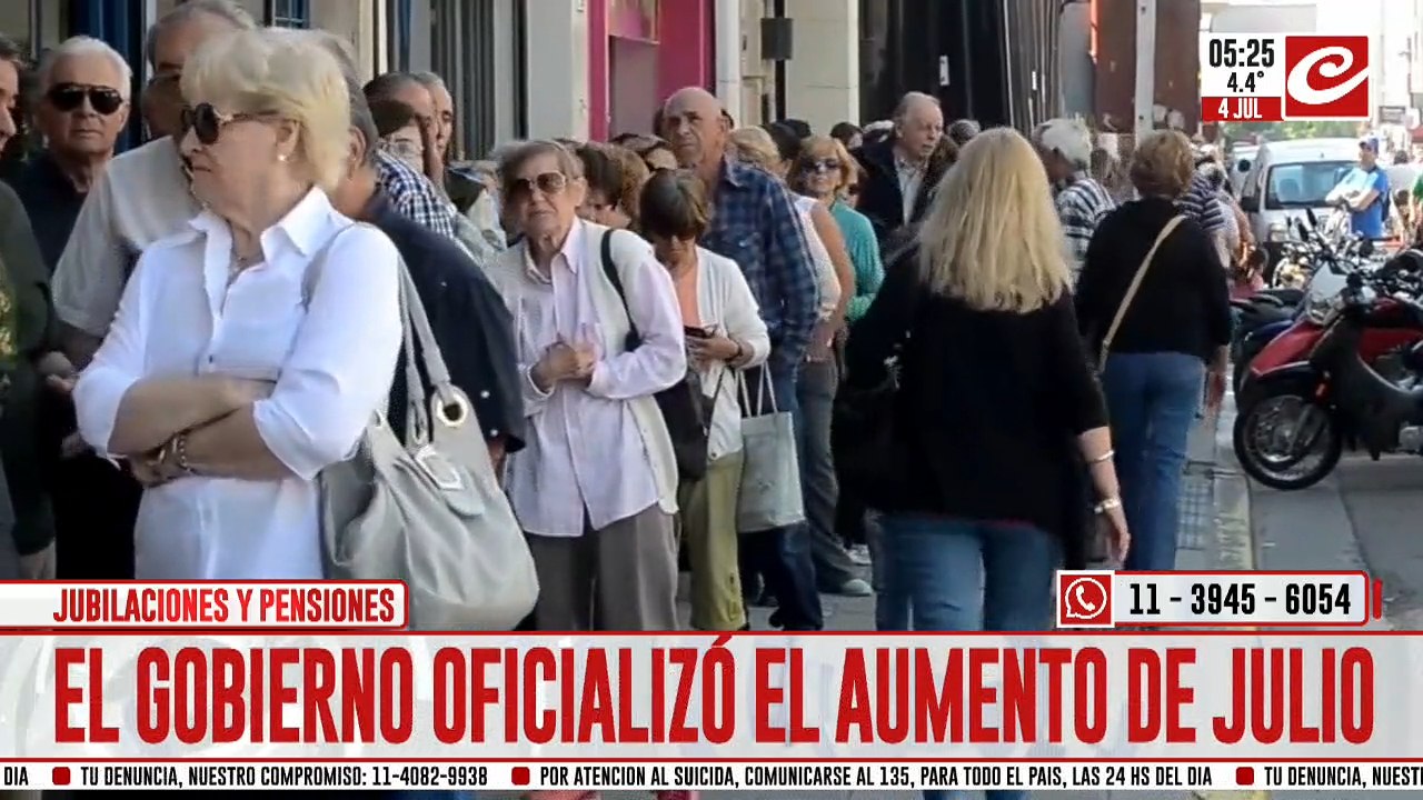 Aumento y bono para jubilados: ¿cuánto van a cobrar en julio?