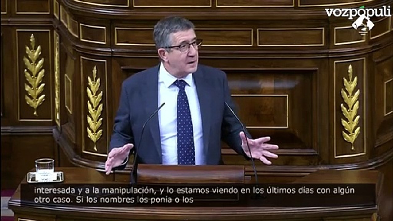 Patxi López responde a Tellado: "Si el PP nombra los jueces, perfecto..."