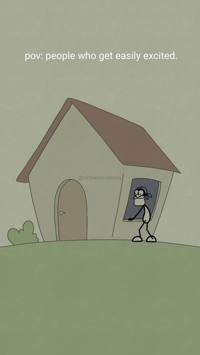 People who get easily excited funny cartoon