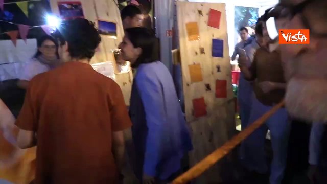 Schlein taglia nastro alla Festa dell'Unit? di Roma a Caracalla