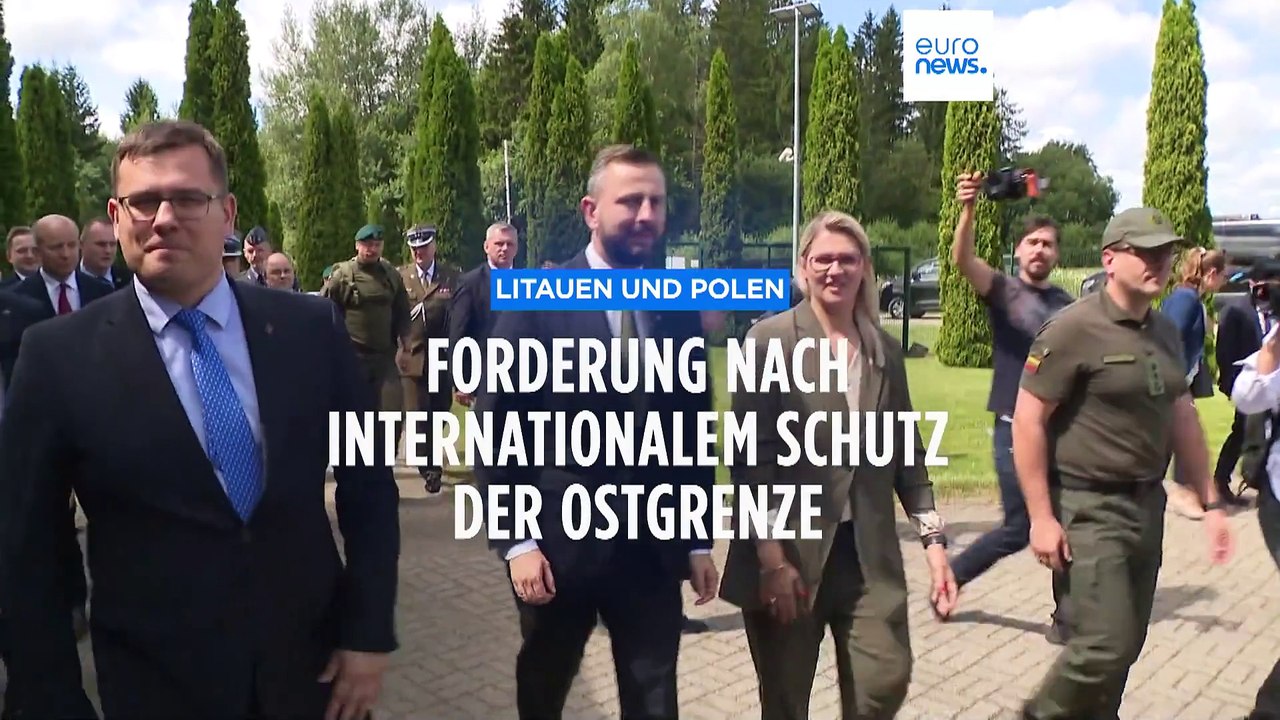 Polen und Litauen fordern internationalen Schutz der EU-Ostgrenze