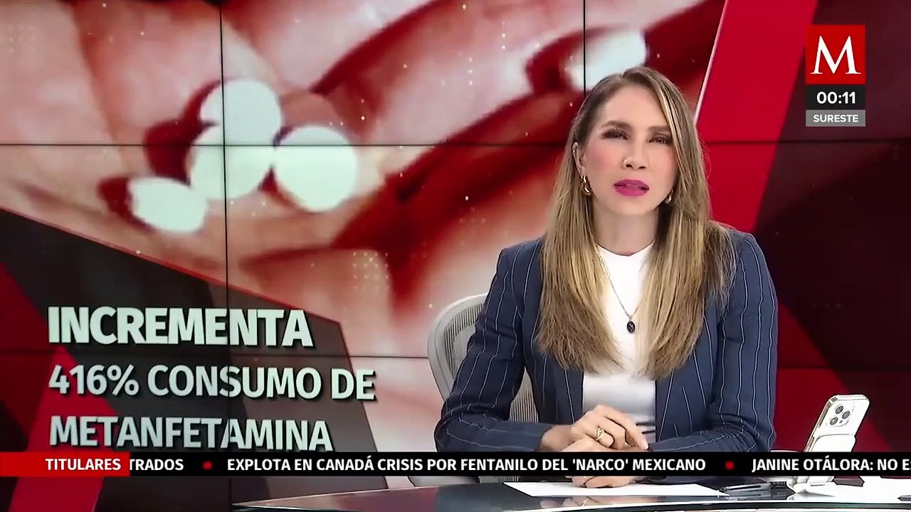 El consumo de metanfetaminas en México aumentó un 400% en la última década