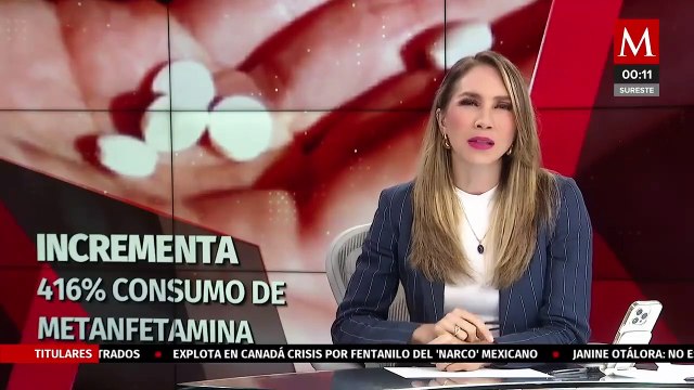 El consumo de metanfetaminas en México aumentó un 400% en la última década
