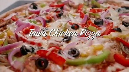 No Oven Chicken Pizza Recipe in Urdu Hindi  - RKK