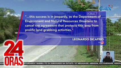Hollywood actor Leonardo DiCaprio, nakiisa sa panawagang protektahan ang Masungi Georeserve | 24 Oras