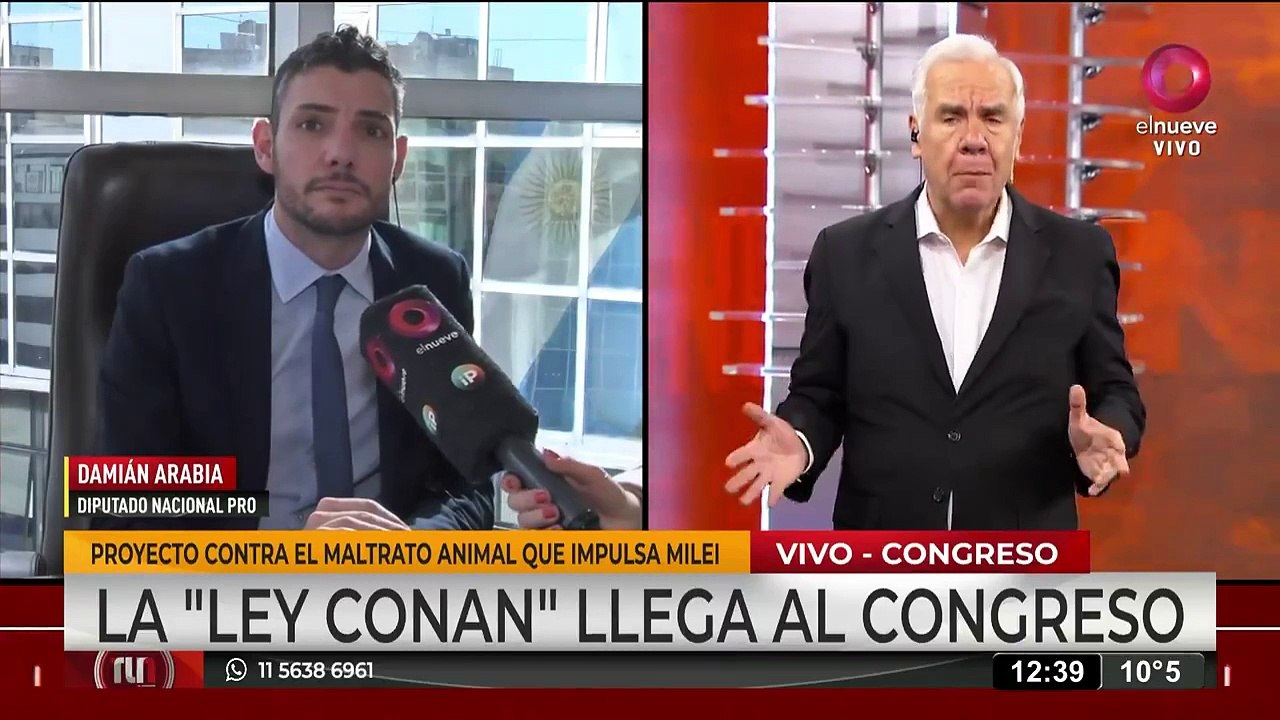 Damián Arabia pasó vergüenza cuando le preguntaron por qué se llama "ley Conan"