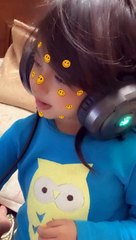 Daughter enjoying tacks