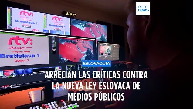 Oposición y periodistas critican la nueva ley de medios públicos en Eslovaquia