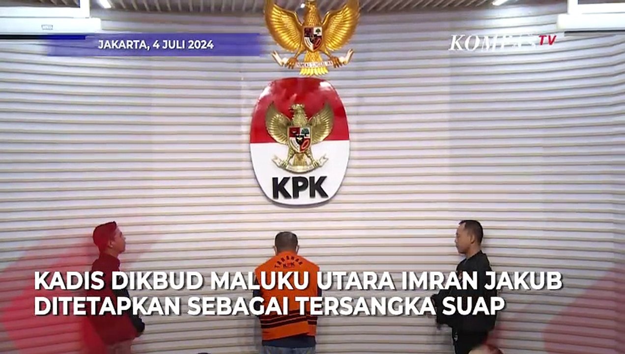 Terlibat Suap, Kadis Dikbud Maluku Utara Imran Jakub Ditahan KPK