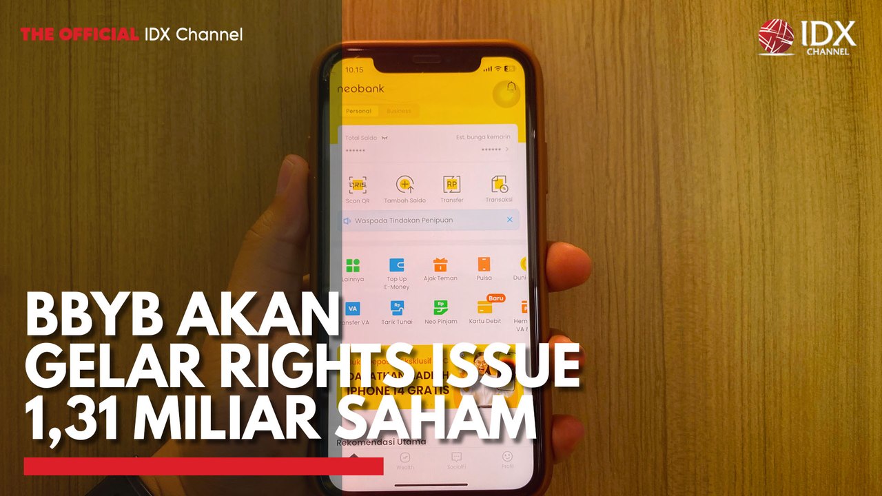 BBYB akan Gelar Rights Issue 1,31 Miliar Saham