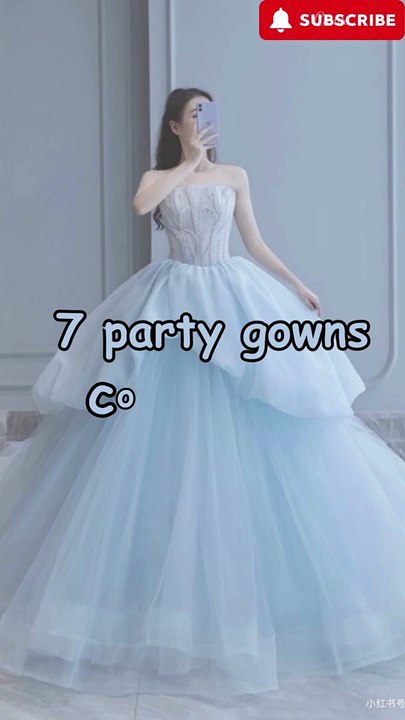 Barbie I tried on a dress for you❤️ 7 party  gowns collection #shorts #youtube #viral #barbie#gift