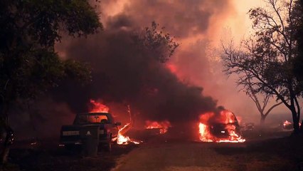 آلاف من سكان كاليفورنيا يفرون من حريق ضخم