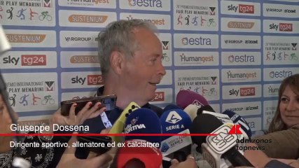 Dossena: "Fair play attuale e determinante nello sport e nella vita"