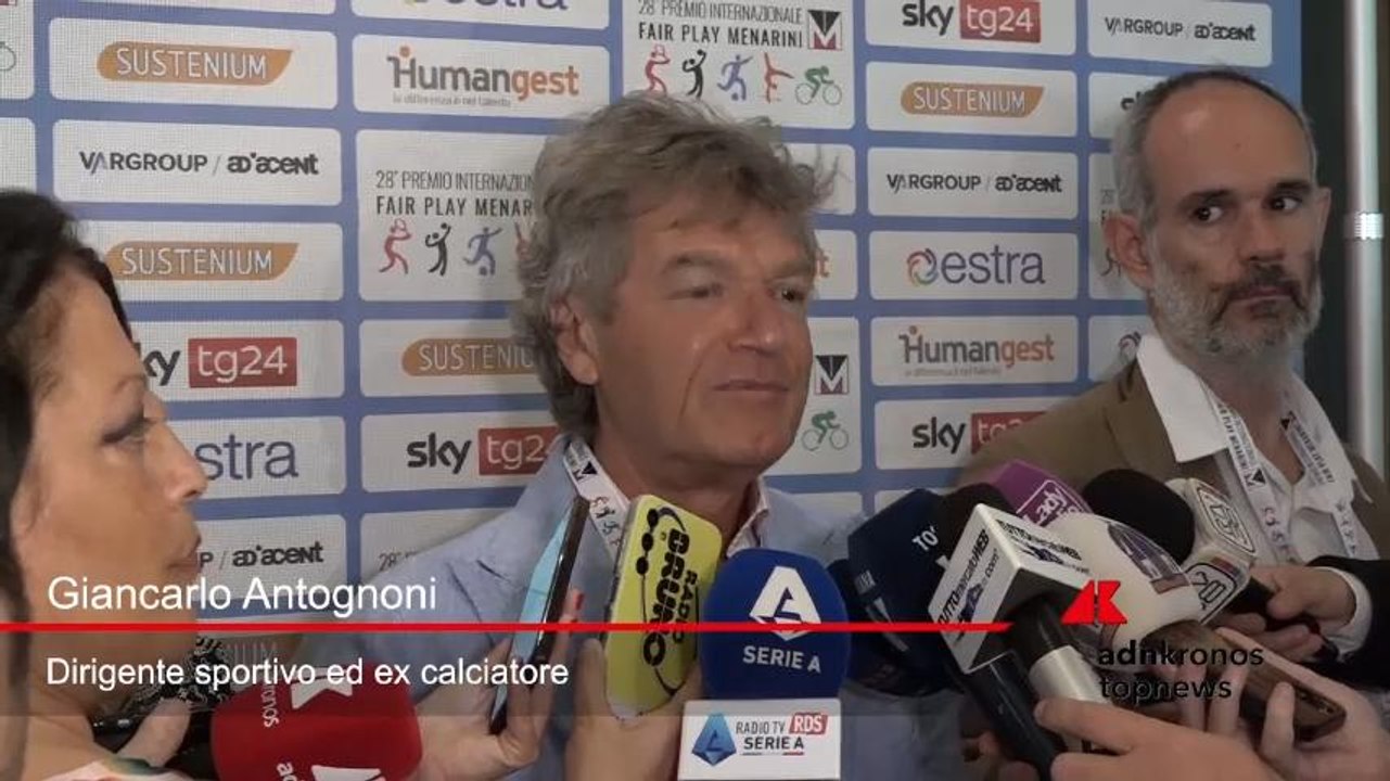 Antognoni: "Evento molto importante, spero di dare il mio contributo con quello che ho fatto"