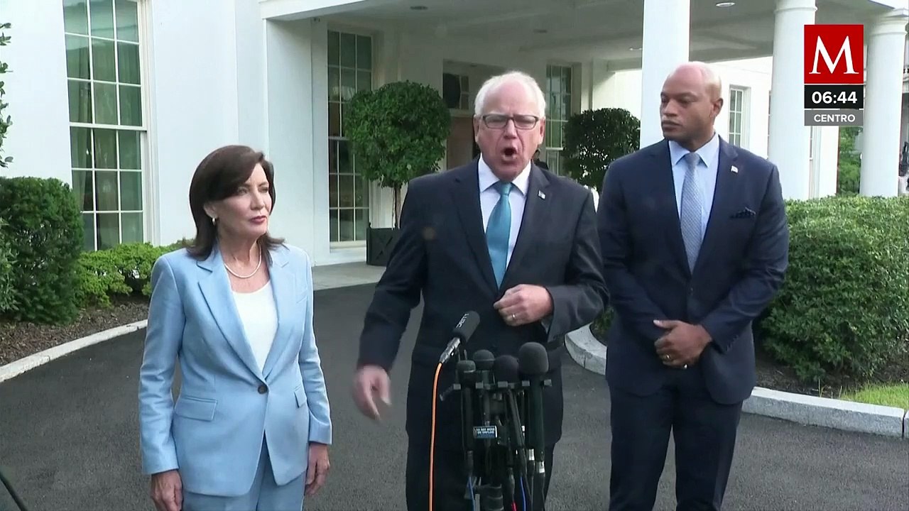 Gobernadores demócratas respaldan a Joe Biden rumbo a elecciones en Estados Unidos