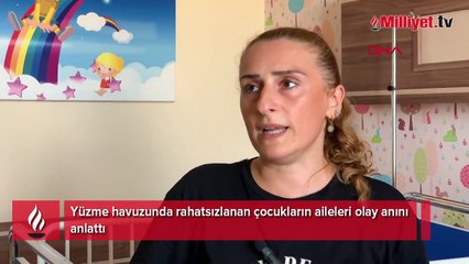 Olimpik yüzme havuzunda korku dolu anlar! 'Çocuklar bir anda kusup fenalaştı'