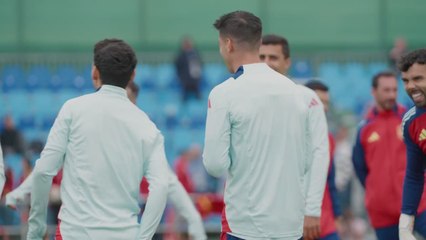 Unbeaten Spain training ahead of Friday's Euro 24 quarter final clash with Germany