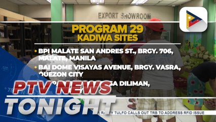 D.A. to launch large-scale trial of ‘Program 29’ in 10 Kadiwa centers across NCR, Bulacan