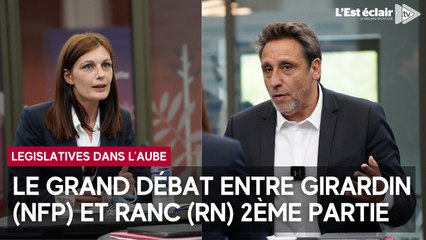 Législatives 2024 : le débat entre Olivier Girardin (NFP) et Angélique Ranc (RN) (2ème partie)