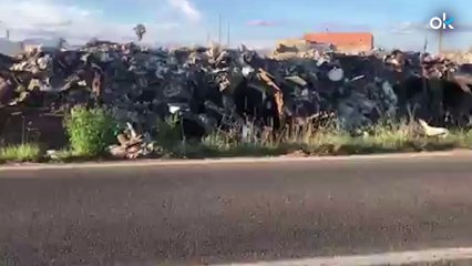 Los narcos de Son Banyá fortifican su poblado con una muralla de chatarra para que no entre la Policía
