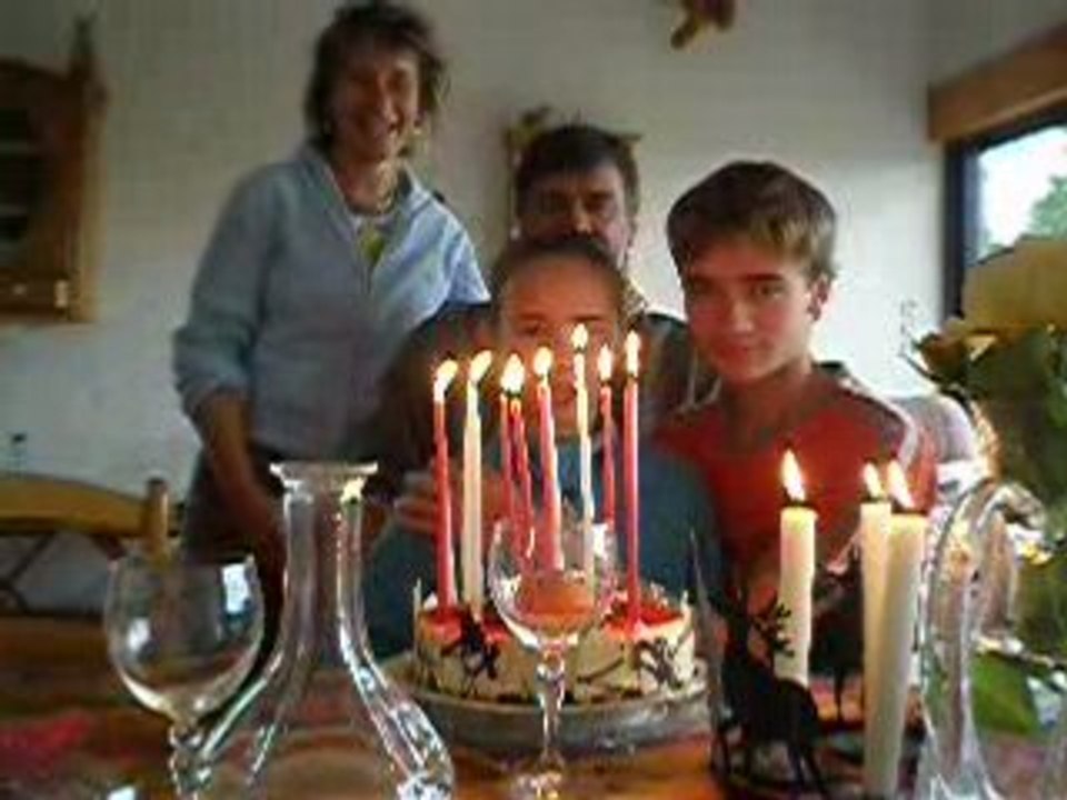 l'anniversaire de Marine 2007 ( 12 ans )