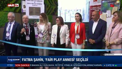 Fatma Şahin Fair Play Annesi seçildi